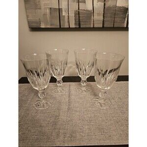 France Wine Goblets, J.G. Durand Cristal, Sets Of 4